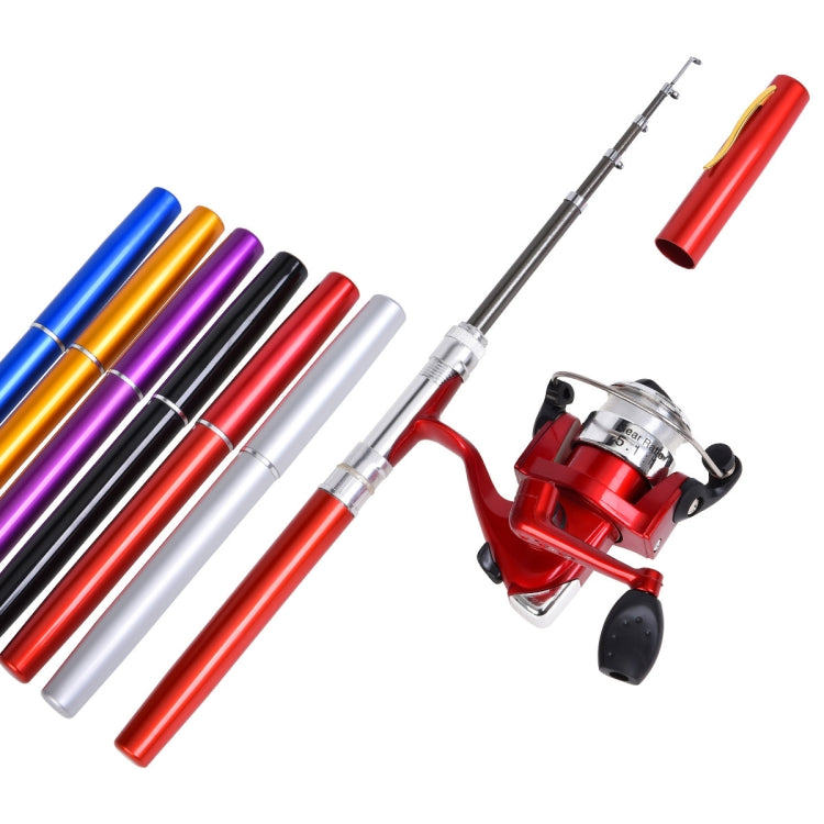 LEO Pen Type Fishing Rod & Spinning Wheel Fishing Reel Portable Pocket Fishing Gear Reluova