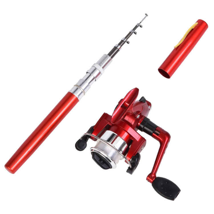 LEO Pen Type Fishing Rod & Spinning Wheel Fishing Reel Portable Pocket Fishing Gear Reluova