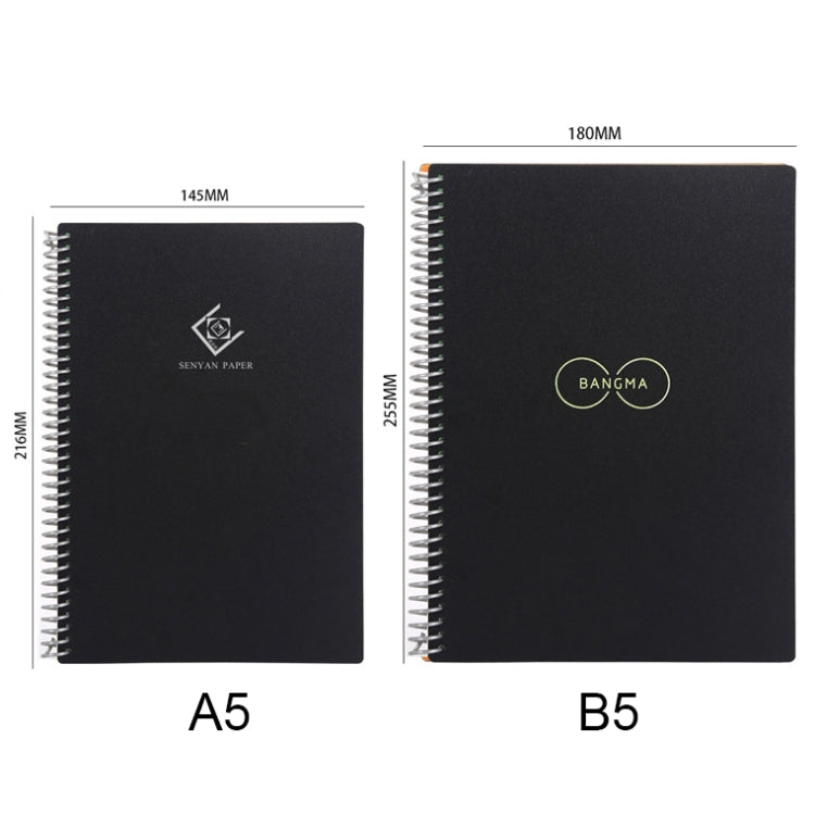 KCA02 Erasable Waterproof Coil Notebook, Spec: My Store