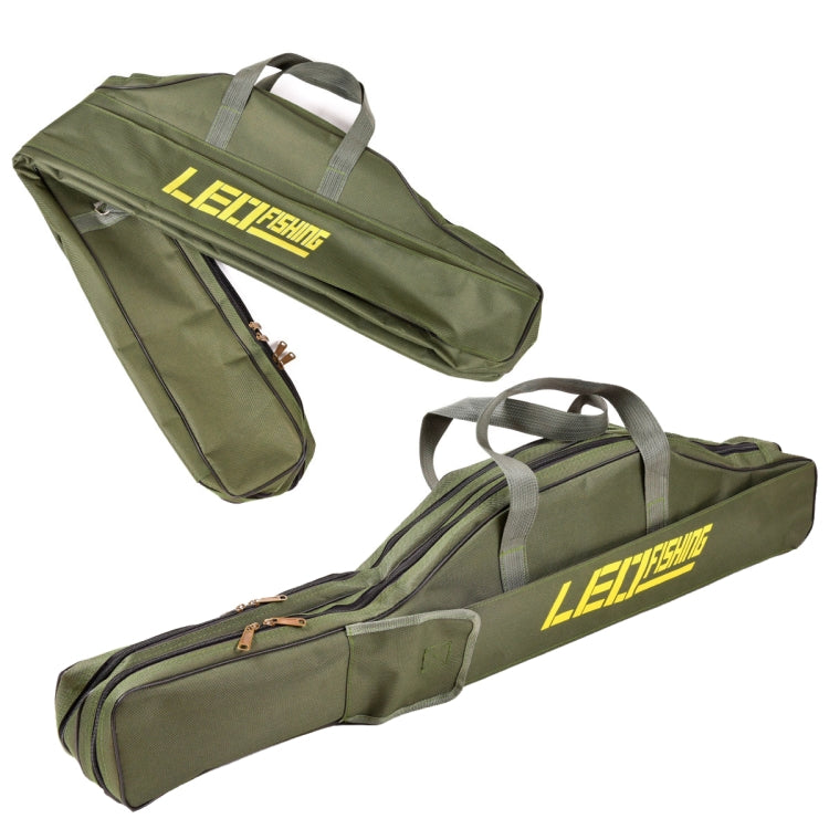 LEO 27746 Folding Fishing Rod Bag Long Fishing Gear Soft Bag, Length: Reluova