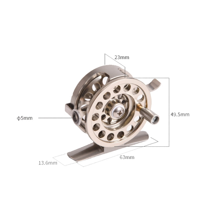 LEO 27757 Fast Reel Before Reeling Lever Brake Ice Fishing Reel Reluova