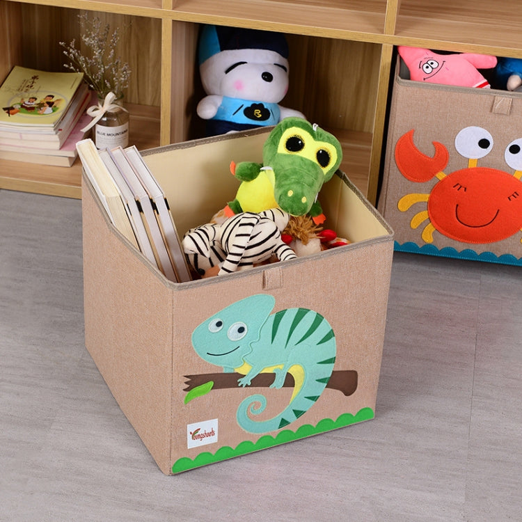 Youngshoots Cotton Linen Cartoon Toy Storage Basket Clothing Storage Box,Styleï¼? Series 1