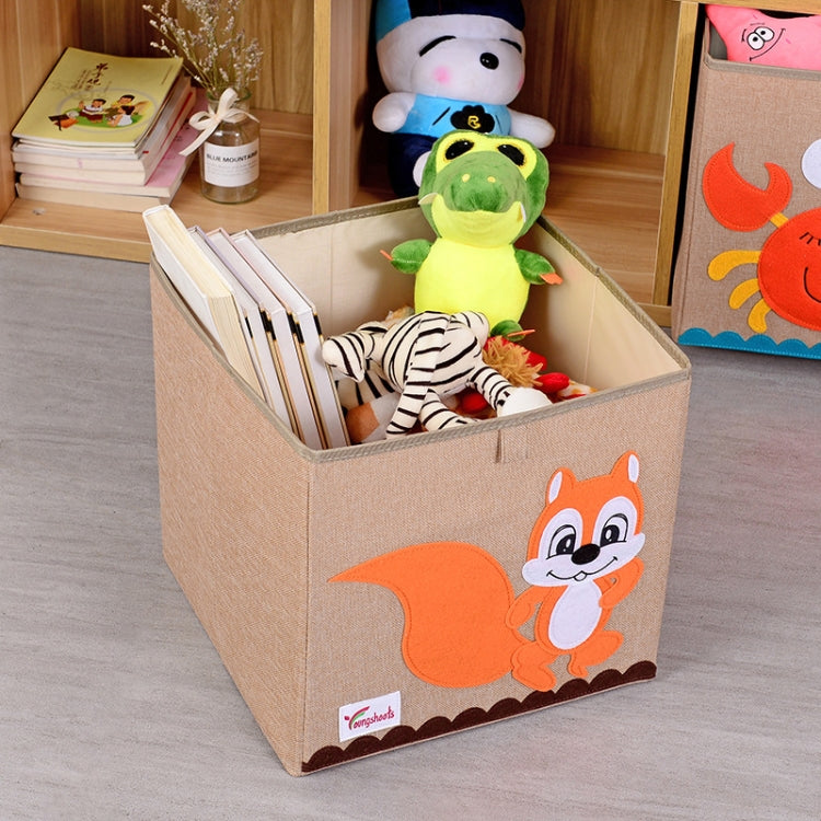 Youngshoots Cotton Linen Cartoon Toy Storage Basket Clothing Storage Box,Styleï¼? Series 1 My Store