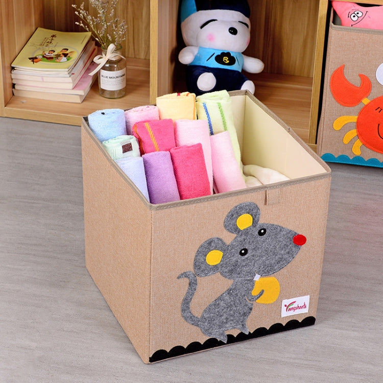 Youngshoots Cotton Linen Cartoon Toy Storage Basket Clothing Storage Box,Styleï¼? Series 1 My Store