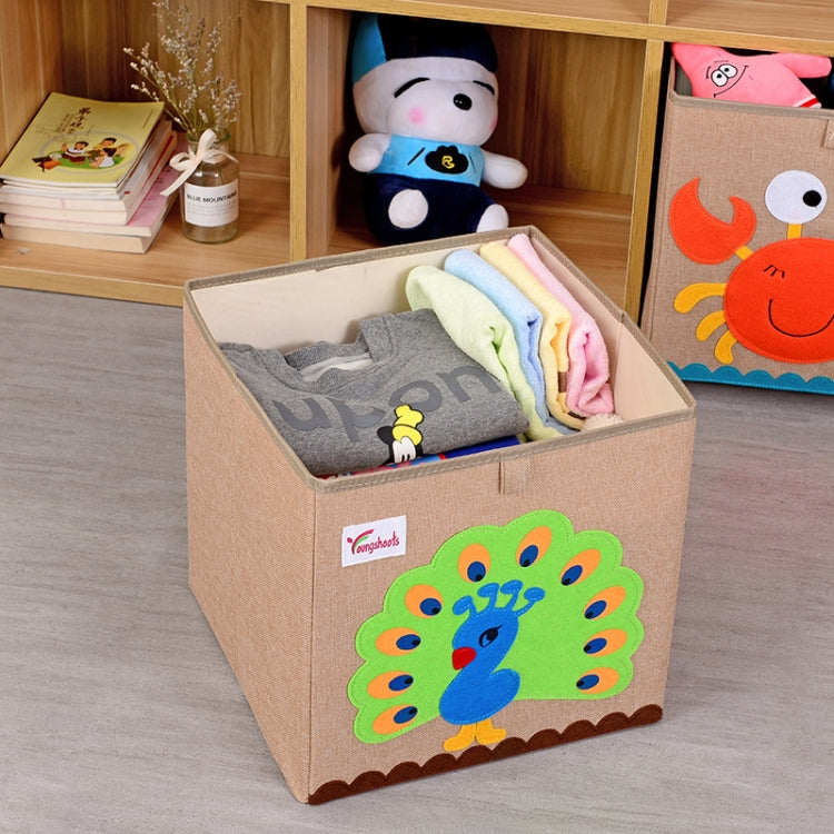 Youngshoots Cotton Linen Cartoon Toy Storage Basket Clothing Storage Box,Styleï¼? Series 1 My Store