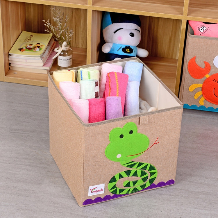 Youngshoots Cotton Linen Cartoon Toy Storage Basket Clothing Storage Box,Styleï¼? Series 1 My Store