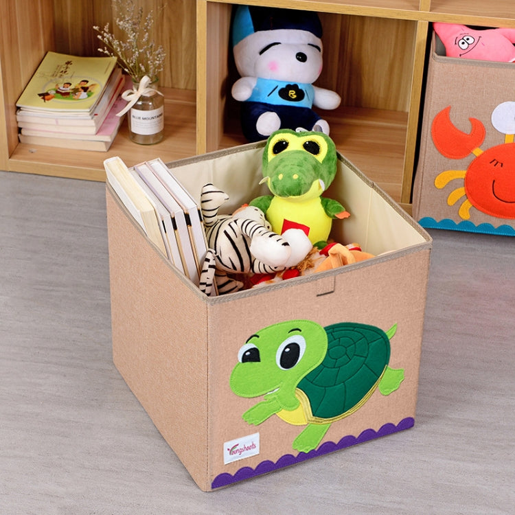 Youngshoots Cotton Linen Cartoon Toy Storage Basket Clothing Storage Box,Styleï¼? Series 1