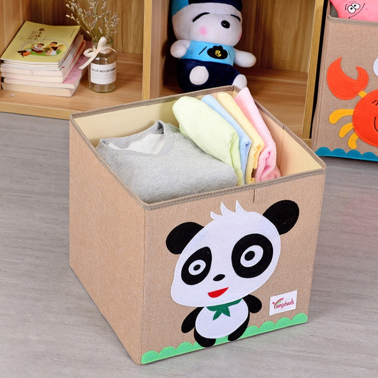 Youngshoots Cotton Linen Cartoon Toy Storage Basket Clothing Storage Box,Styleï¼? Series 1