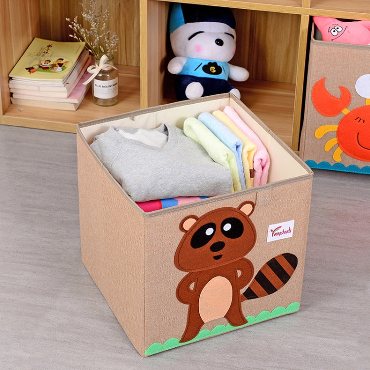 Youngshoots Cotton Linen Cartoon Toy Storage Basket Clothing Storage Box,Styleï¼? Series 1 My Store