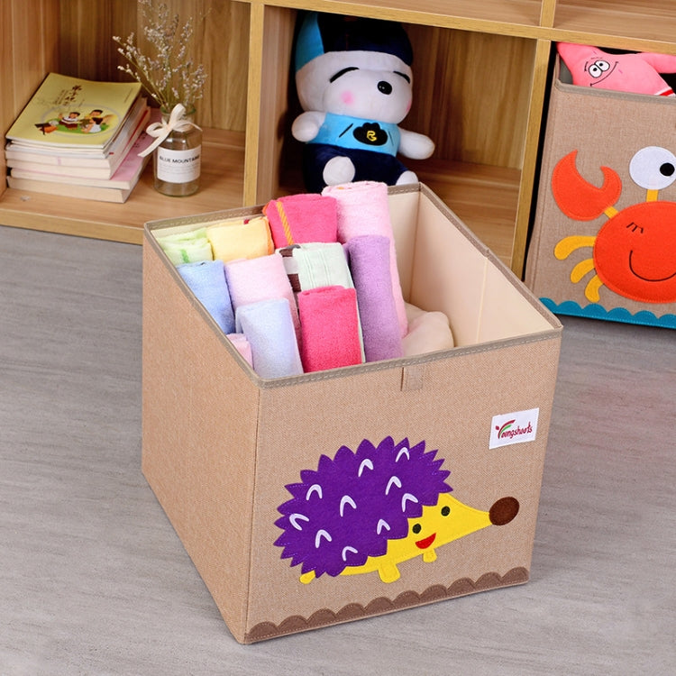 Youngshoots Cotton Linen Cartoon Toy Storage Basket Clothing Storage Box,Styleï¼? Series 1