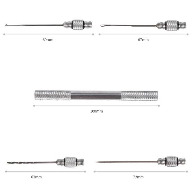 LEO 27936 5 In 1 Metal Hook Needle Bait Tool Reluova