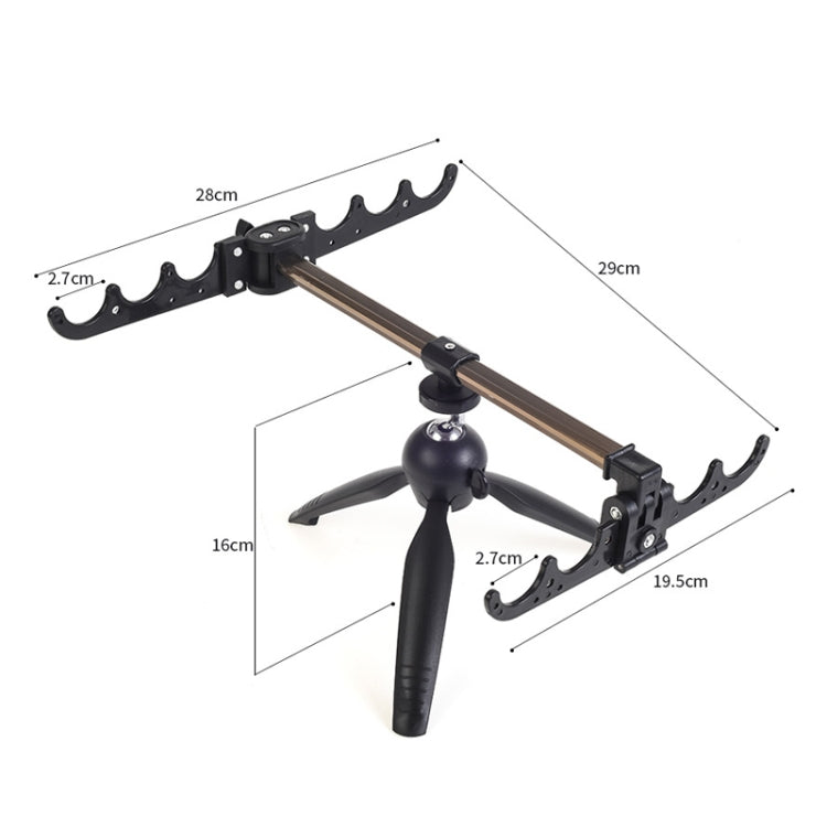 LEO 28066 Ice Fishing Triangle Battery Bracket Rod Rack Fishing Tackle Reluova