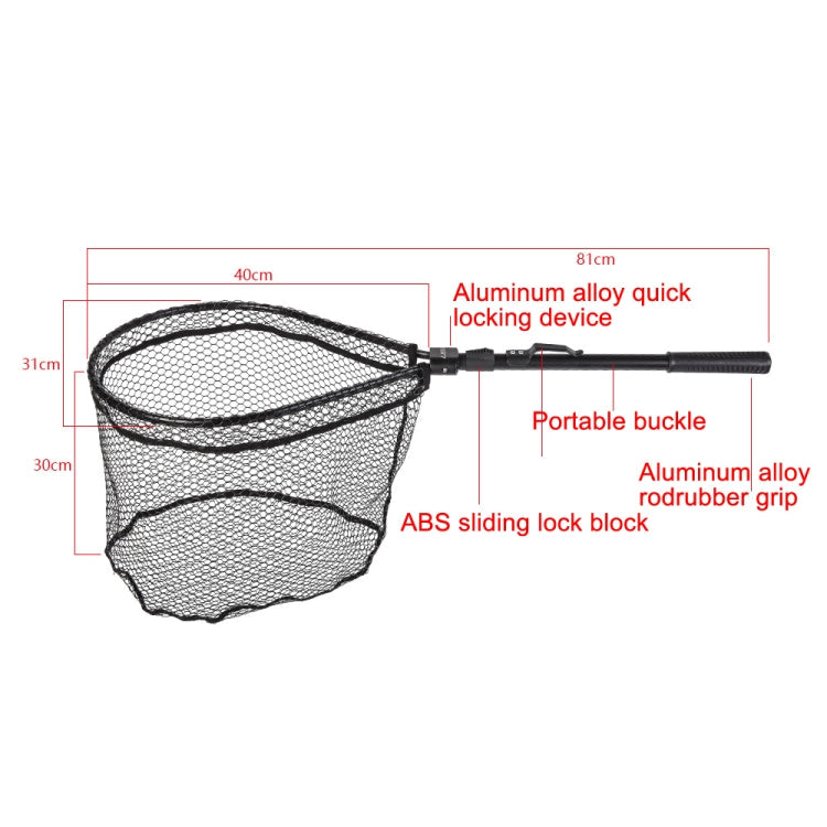 LEO 27984 Aluminum Alloy Quick Folding Fishing Net Reluova