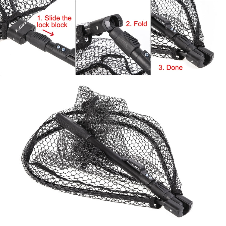 LEO 27984 Aluminum Alloy Quick Folding Fishing Net