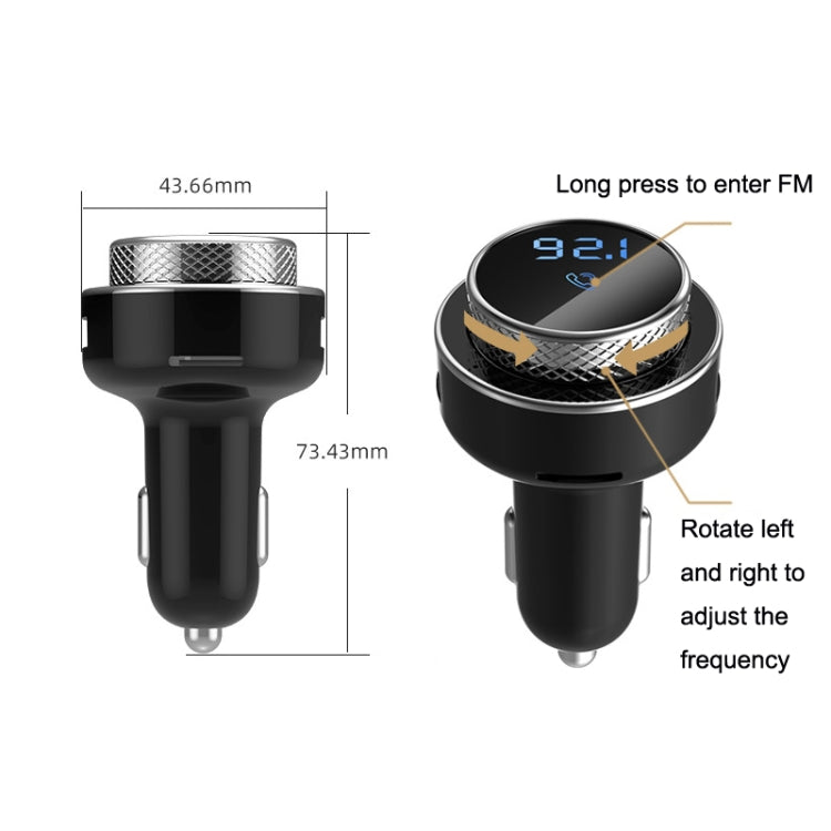 GC-16 Car Bluetooth MP3 Player FM Transmitter QC3.0 Fast Charging Car Charger ÎҵÄÉ̵ê