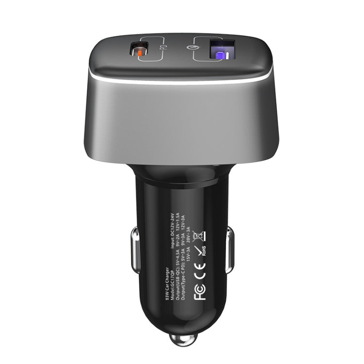 High-power Car Charger 2 In 1 Cigarette Lighter