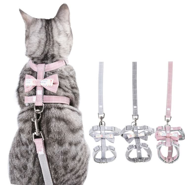 Bow-knot Anti-breakaway Adjustable Cat Leash - Reluova