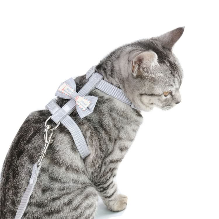 Bow-knot Anti-breakaway Adjustable Cat Leash - Reluova