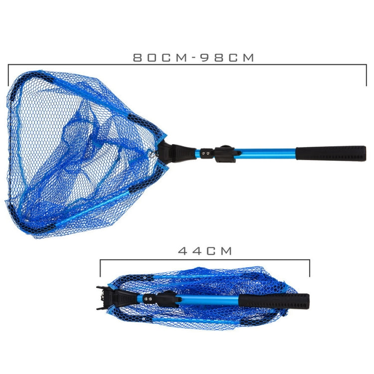 LEO 28109 Triangle 2 Section Extended Aluminum Alloy Fish Net Reluova