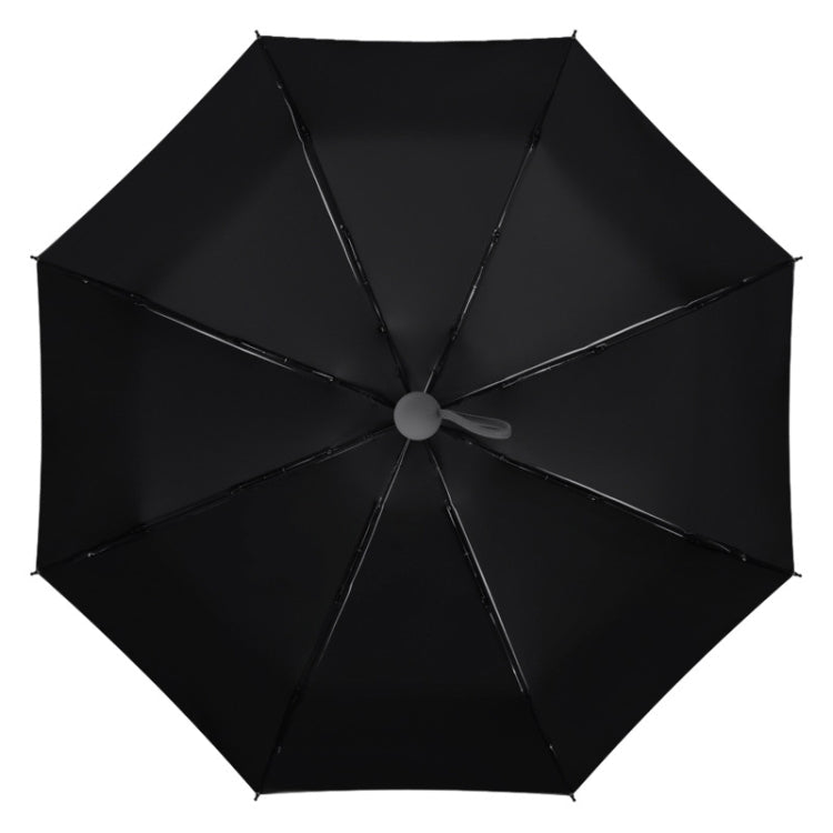 LY-0621 Five-Fold Six-bone Umbrella Simple Black Glue Sunscreen Umbrella My Store