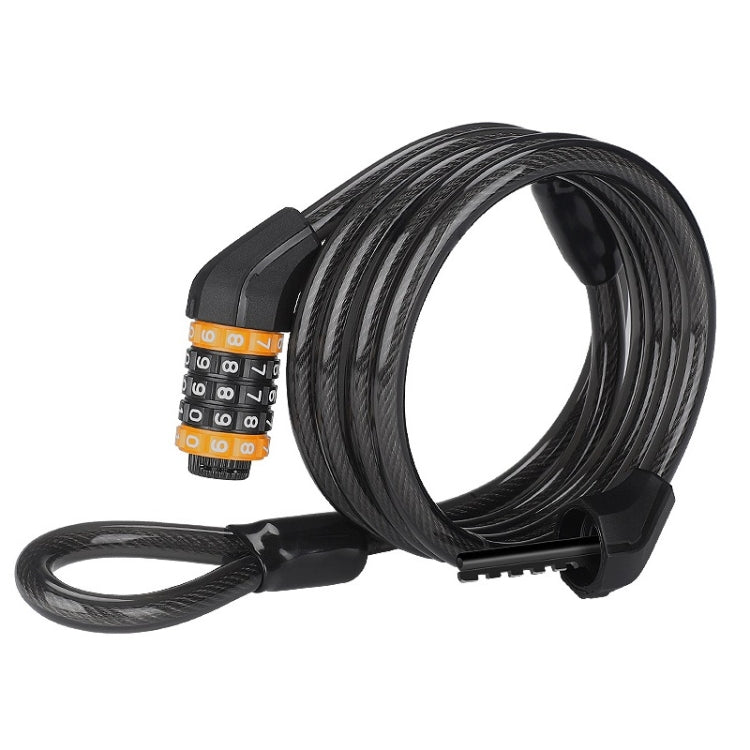 WEST BIKING Bicycle Anti-Theft Cable Combination Lock, Length: Reluova