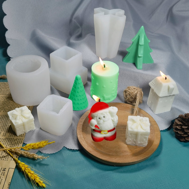 DIY Christmas Candle Aromatherapy Gypsum Silicone Mold, Shape: My Store