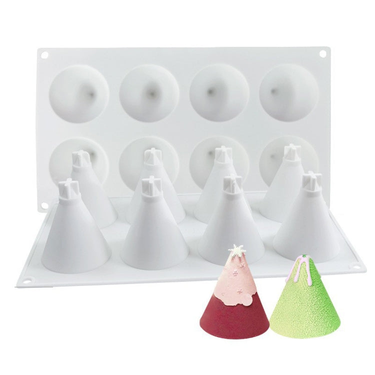 DIY Christmas Candle Aromatherapy Gypsum Silicone Mold, Shape: