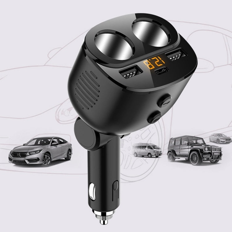 Car Charger With Switch Double Cigarette Hole Car Socket ÎҵÄÉ̵ê