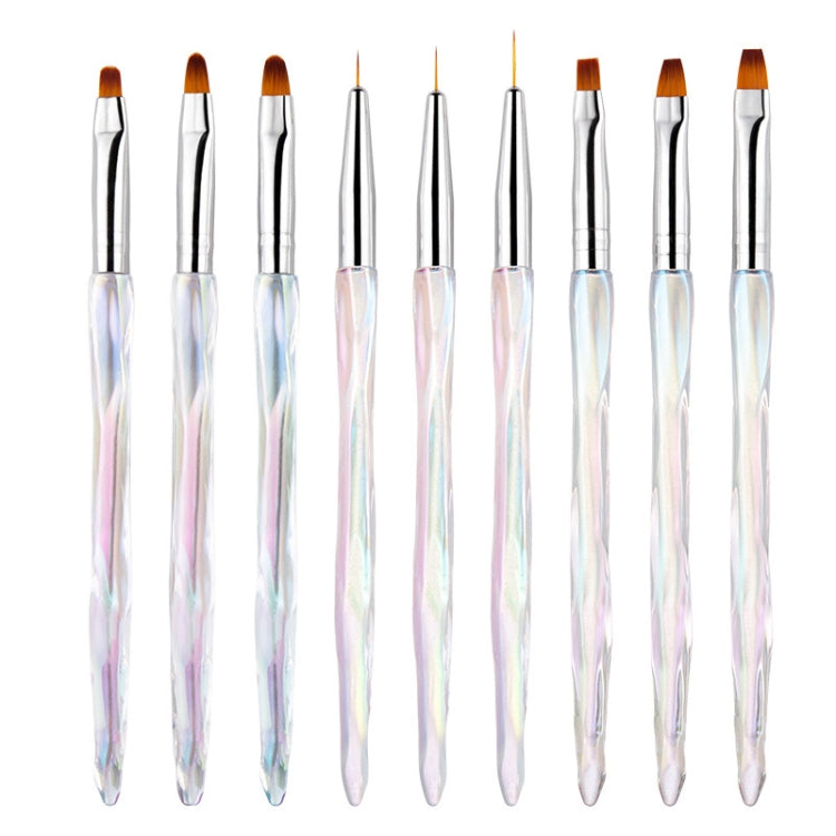 Aurora Ice Transparent Nail Drawing Pen Light Therapy Paint Pen Gradient Phototherapy Pen