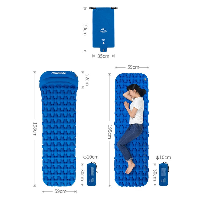 Naturehike Outdoor Ultra-light Camping Inflatable Pad, Spec: