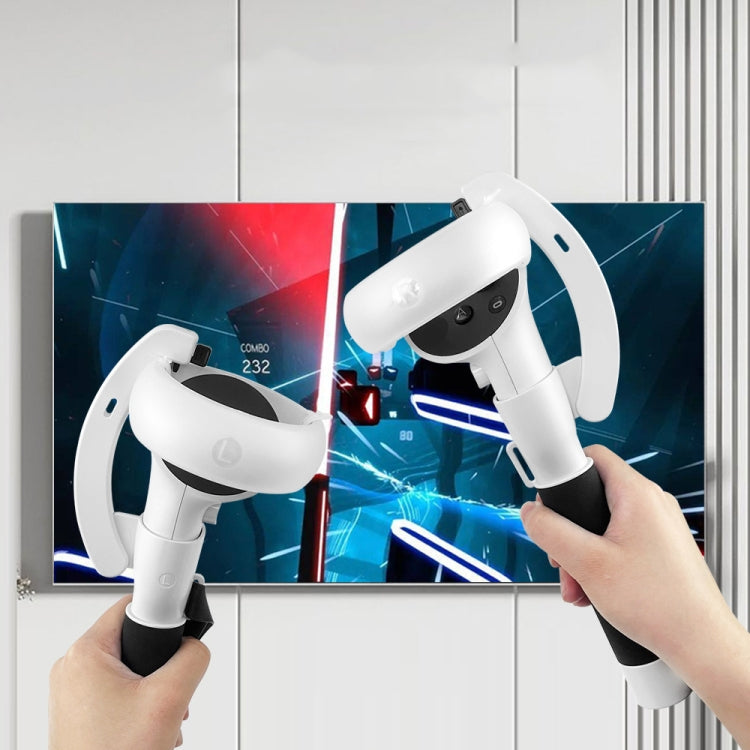 VR Controllers Long Stick Handle for Meta Quest 2 Playing Beat Saber Games