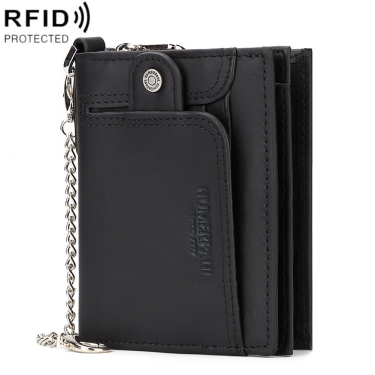 HUMERPAUL BP950 RFID Anti-Magnetic Men Wallet Large Capacity Multi-Card Solt Pocket My Store