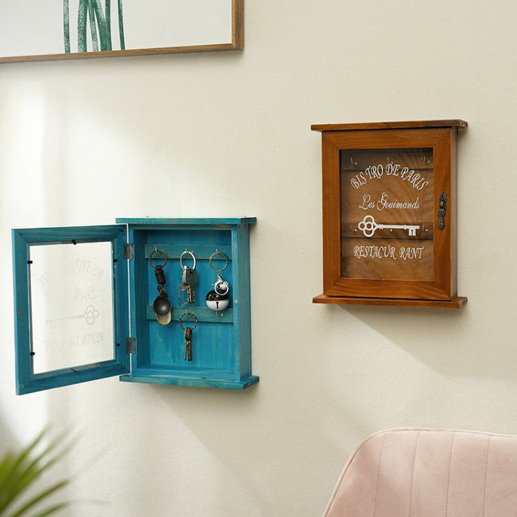 Entry Wooden Wall Hanging Key Storage Box, Spec: