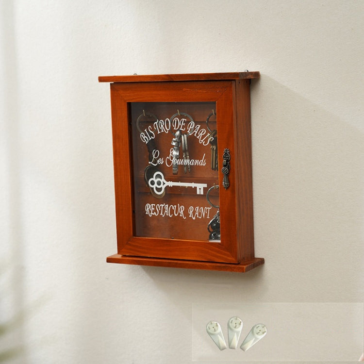 Entry Wooden Wall Hanging Key Storage Box, Spec: