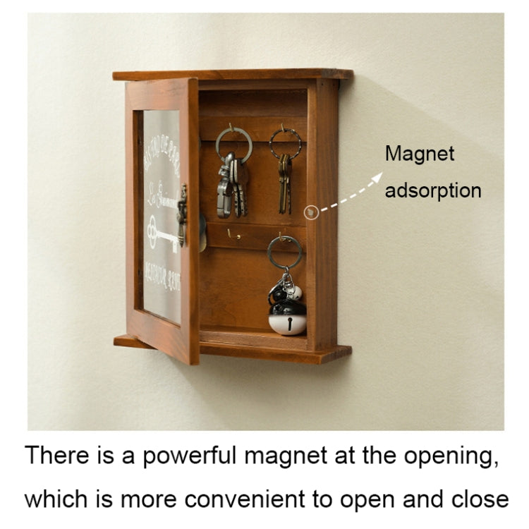 Entry Wooden Wall Hanging Key Storage Box, Spec: