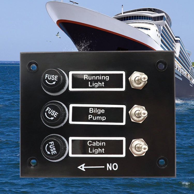 AOS3045 Switch Panel Marine Retrofit Each With Independent Fuse Protection