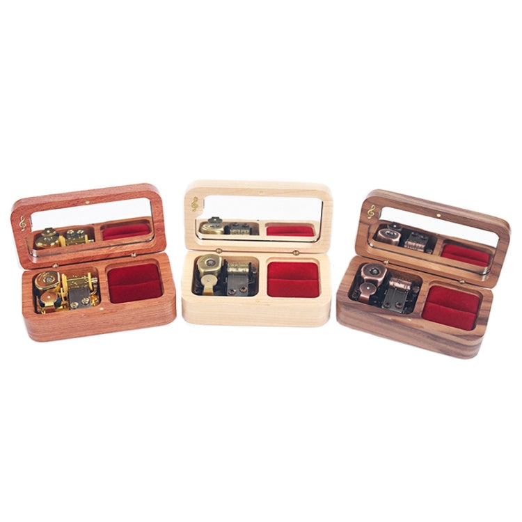 Wooden Music Box with Ring Storage Function, Spec: