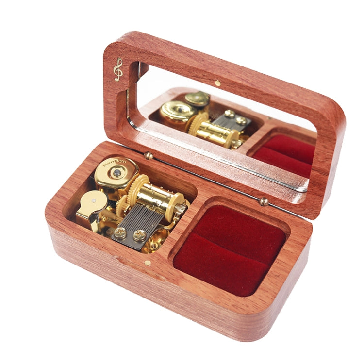 Wooden Music Box with Ring Storage Function, Spec: My Store