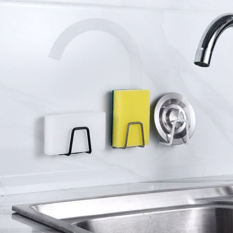 304 Stainless Steel Sponge Rack Sink Drain Rack, Color: Brushed Color