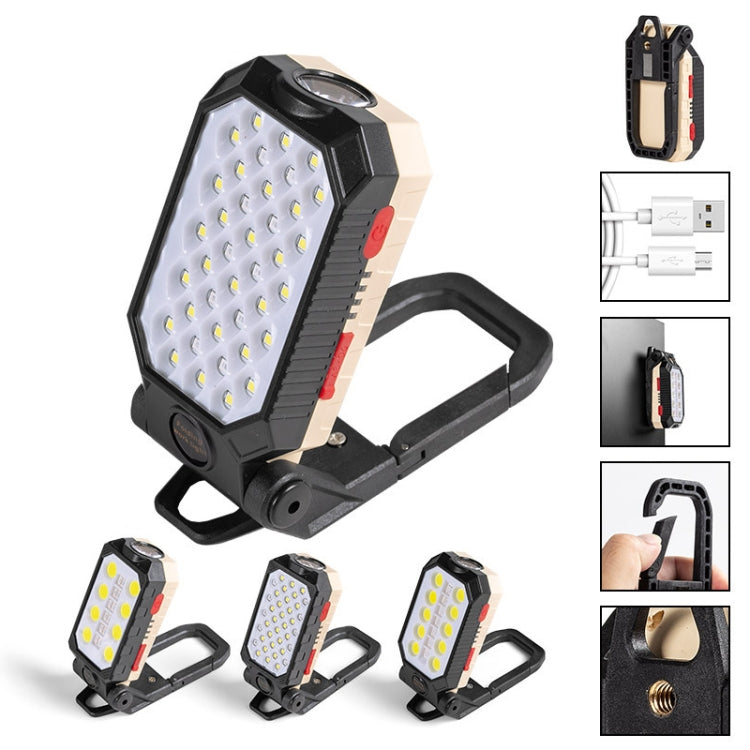 COB Work Light USB Charging Hook Emergency Flashlight Maintenance Lamp, Style: My Store