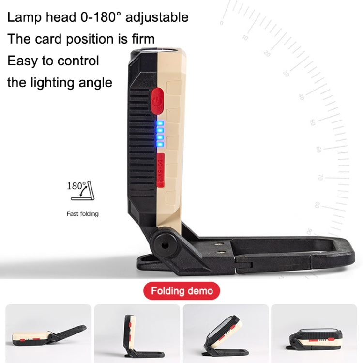 COB Work Light USB Charging Hook Emergency Flashlight Maintenance Lamp, Style: My Store