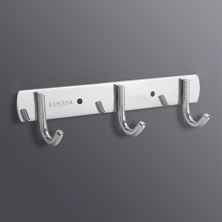 304 Stainless Steel No Punching Door Rear Coat Hook