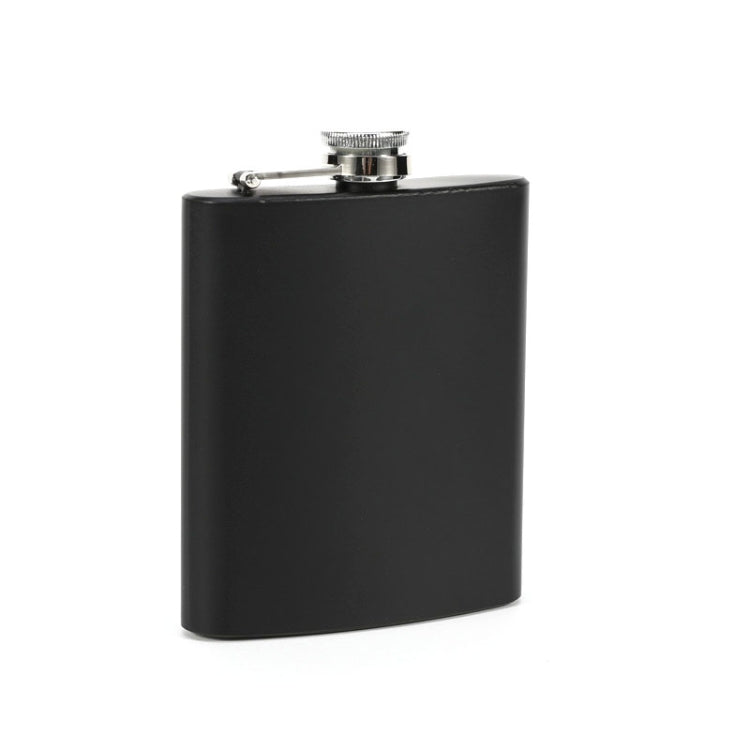 304 Stainless Steel Matte Black Paint Flagon Whiskey Vodka Wine Pot Hip Flask