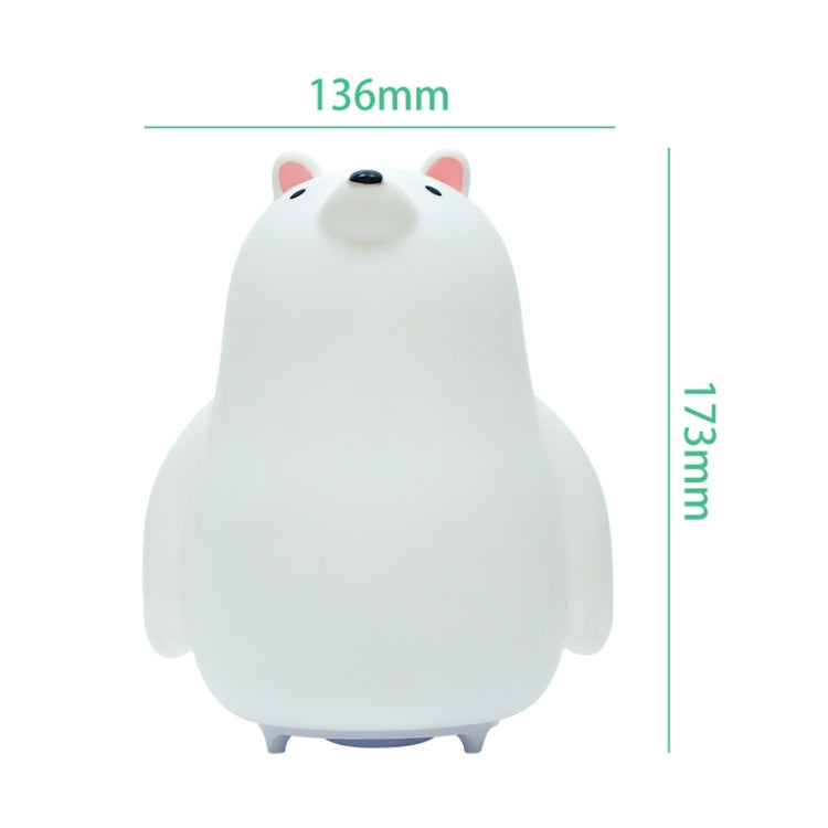 LED Small Night Light Cartoon Bear Pat Light Colorful Atmosphere Lights My Store