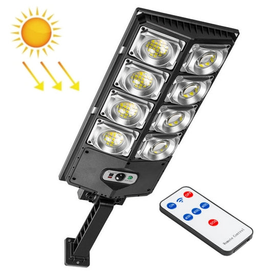 E-SMARTER LED Strong Light Dual Row Road Light Solar Garden Sensor Light, Style: