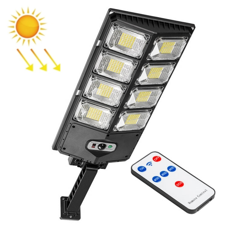 E-SMARTER LED Strong Light Dual Row Road Light Solar Garden Sensor Light, Style: My Store