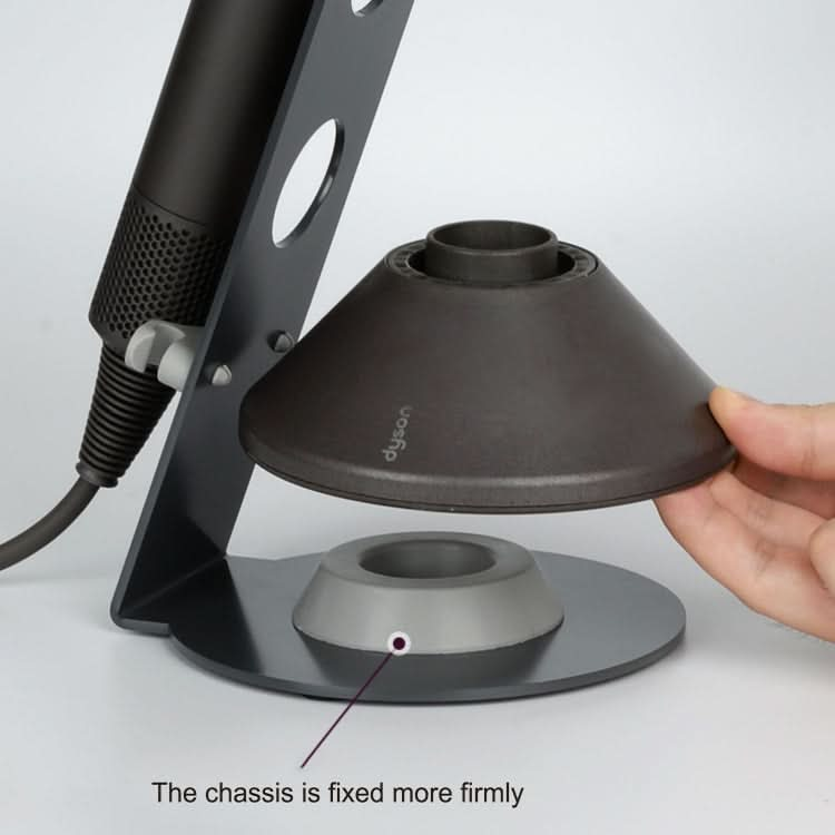 Punch Free Standing Hair Dryer Stand For Dyson Reluova