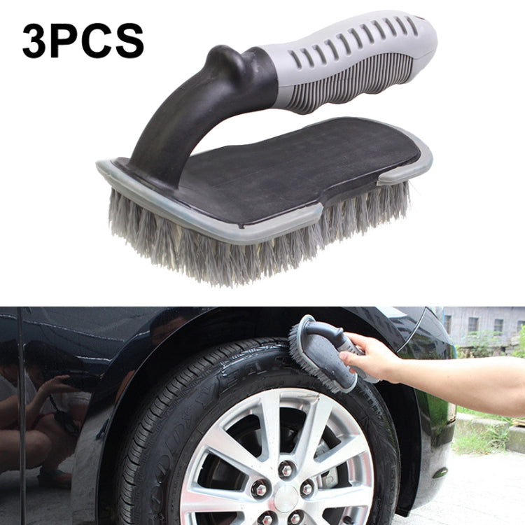 3 PCS Car Tire Brush Carpet Foot Pad Brush, Style: ÎҵÄÉ̵ê