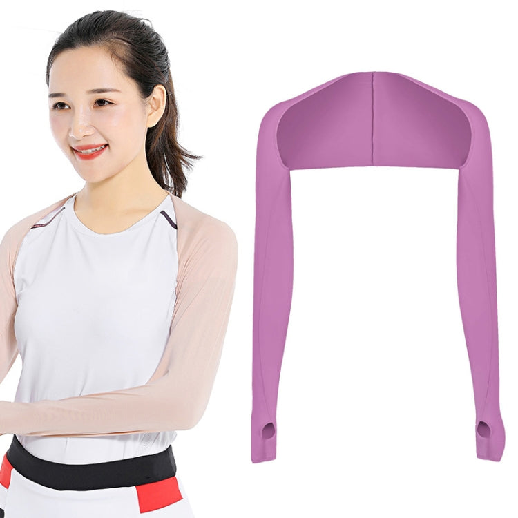 Golf Sunscreen Shawl Sleeves Outdoor Sports Cycling Ice Silk One Word Raglan Sleeves