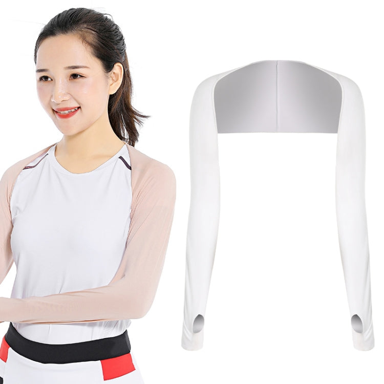 Golf Sunscreen Shawl Sleeves Outdoor Sports Cycling Ice Silk One Word Raglan Sleeves